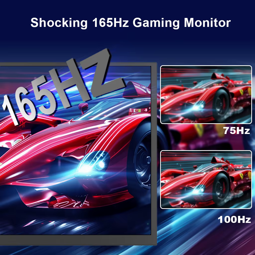 SIBOLAN 27 pouces 165Hz moniteur Portable 2K 2560*1440P IPS écran de jeu avec Port USB C HDMI pour PC ordinateur