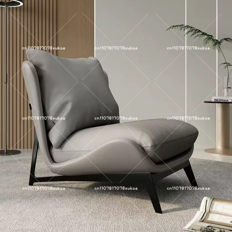 Fauteuil simple et confortable pour balcon, chaise longue relaxante pour la maison