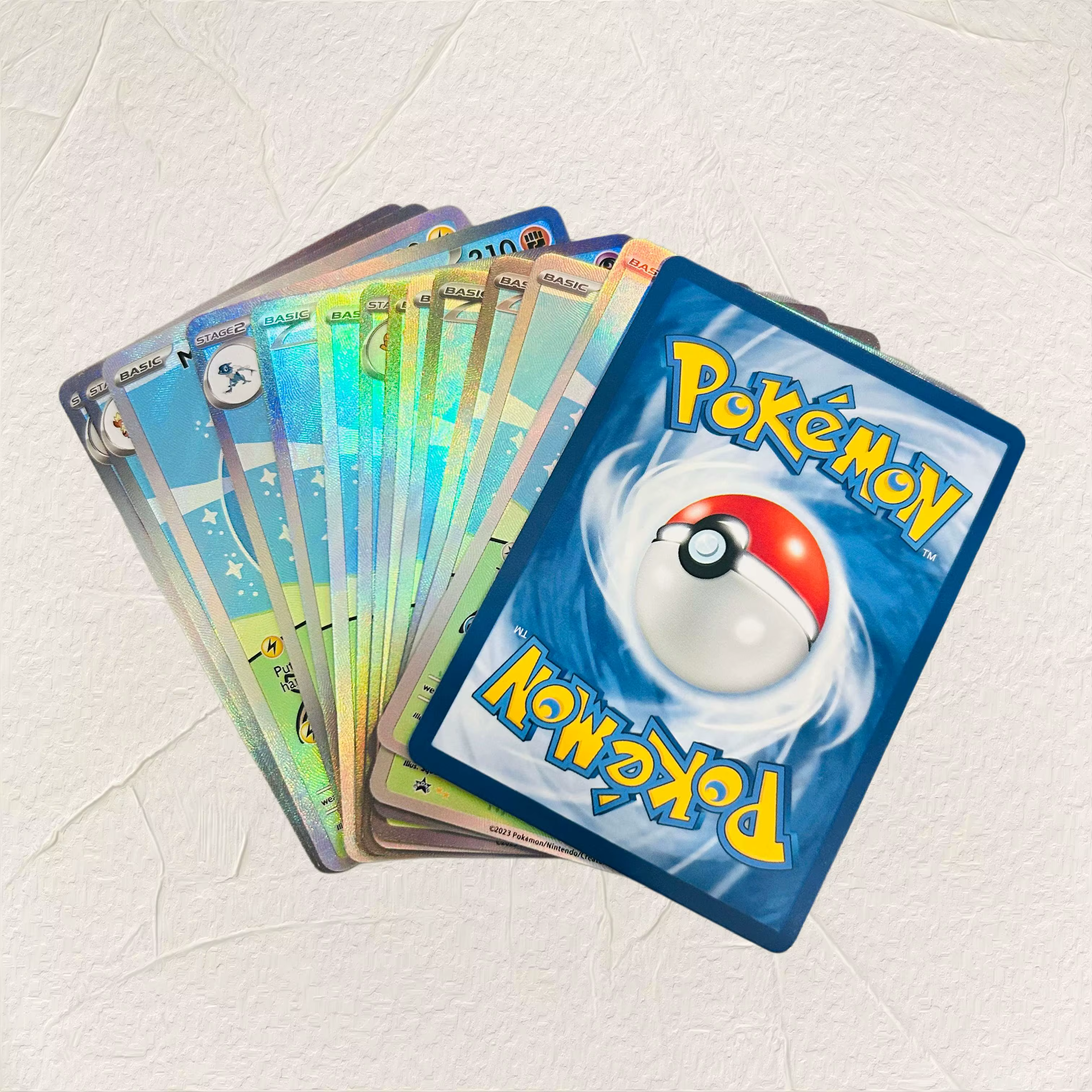 Cartes holographiques DIY Pokémon Totodile, version anglaise, état parfait, collection classique d'anime TCG
