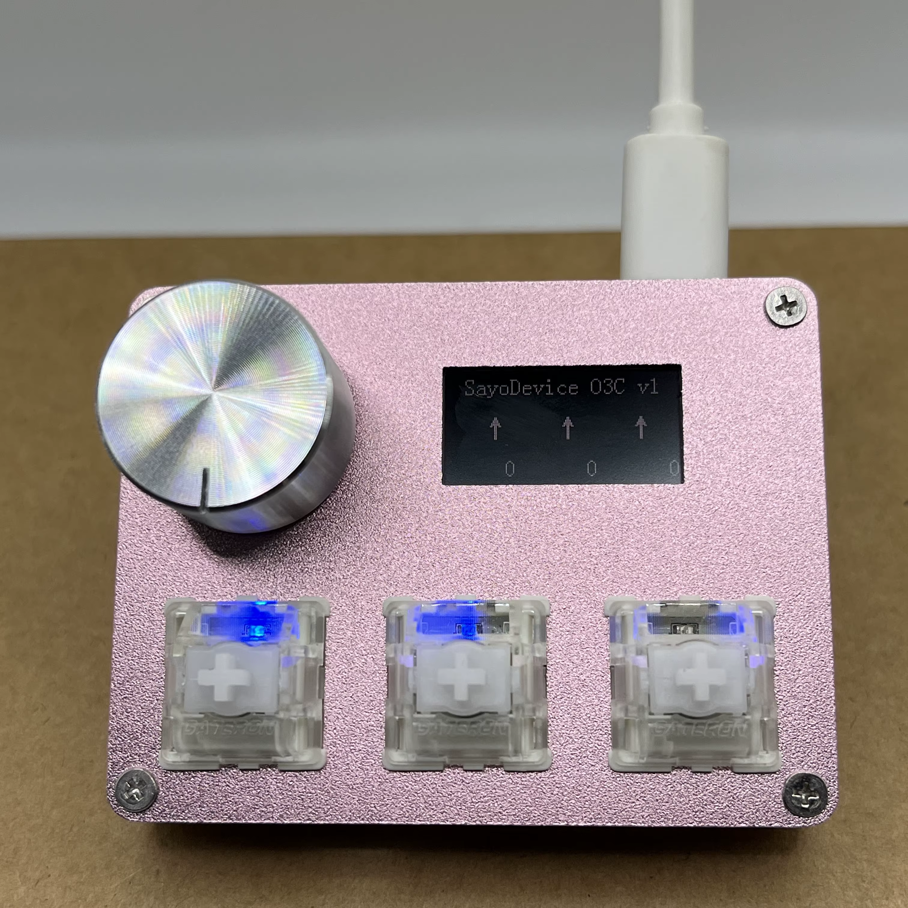Gateron KS-20 commutateurs blancs SayoDevice OSU O3C