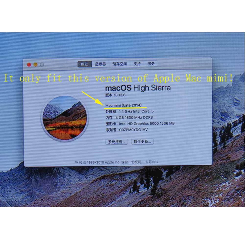 A1347 64GB 128GB 256GB 512GB 1TB NVMe M.2 NGFF PCIe SSD pour fin 2014 Mac Mini MEGEN2 MEGEM2 MEGEQ2 adaptateur carte convertisseur