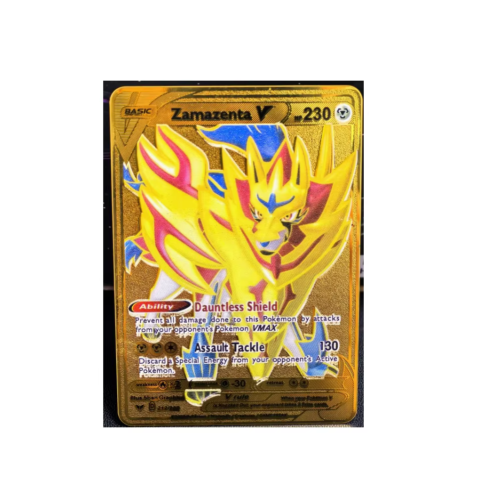 10000 Cartes Pokémon Arceus Charizard Vmax Gx Or Pocket Monster Lettres Métalliques Anglaises Cadeau Enfant Cartes de Collection