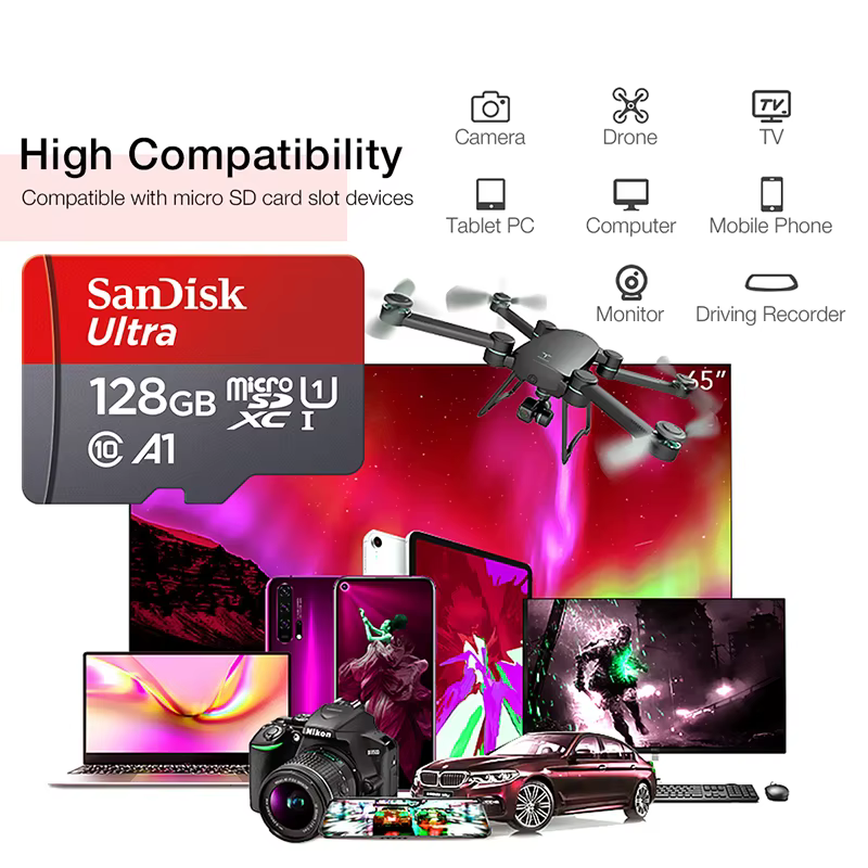 Carte Micro SD Ultra Microsd A1 pour Téléphone