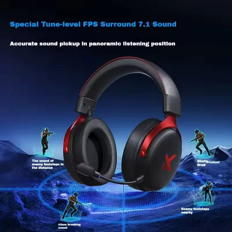 Casque de jeu MCHOSE V9 Pro sans fil