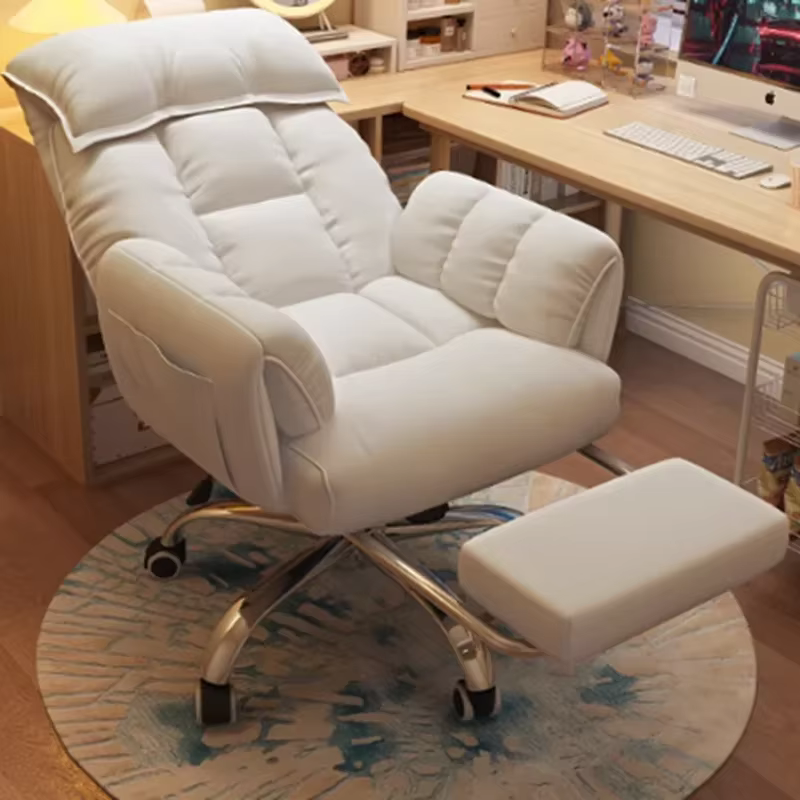 Chaises de bureau de luxe avec repose-pieds