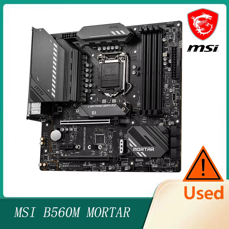 MSI MAG B560M Mortar LGA 1200 11e/10e génération Intel Core Gaming M-ATXMotherboard