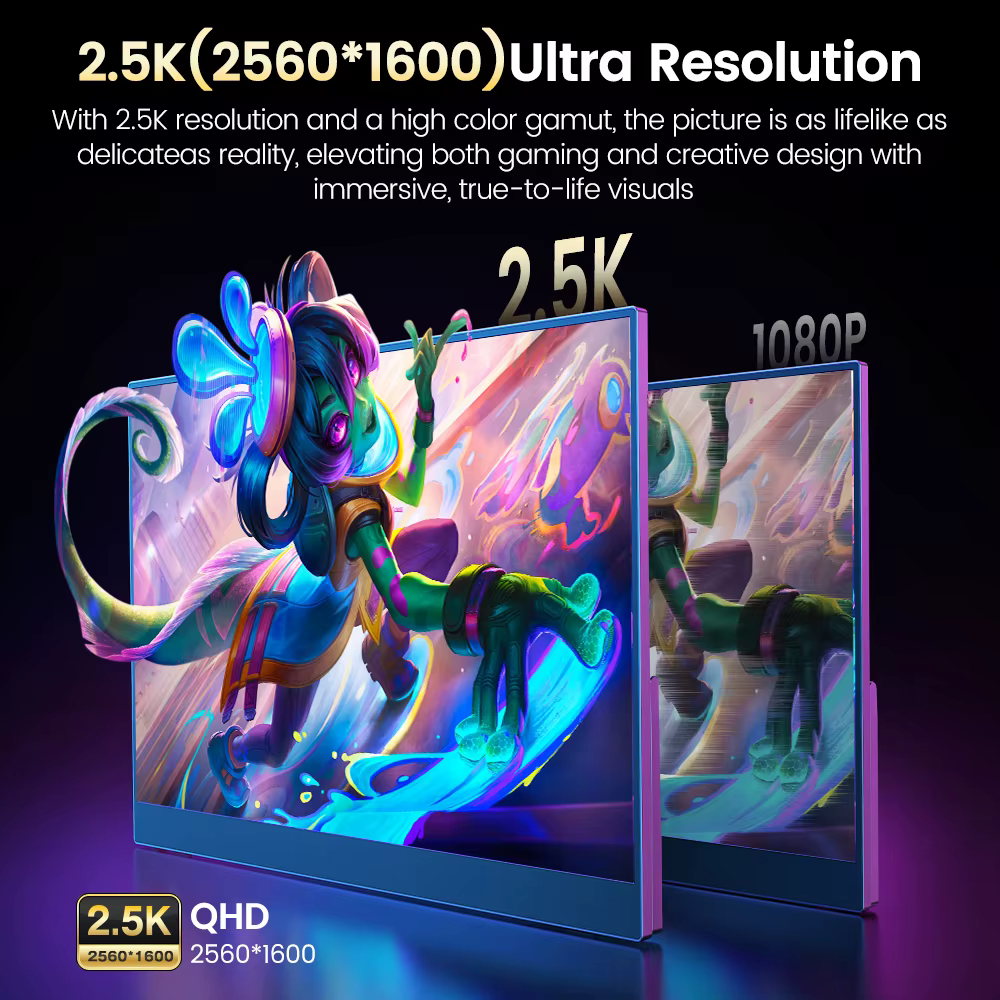Moniteur portable QLED 16" 240 Hz UPERFECT pour PC et ordinateur