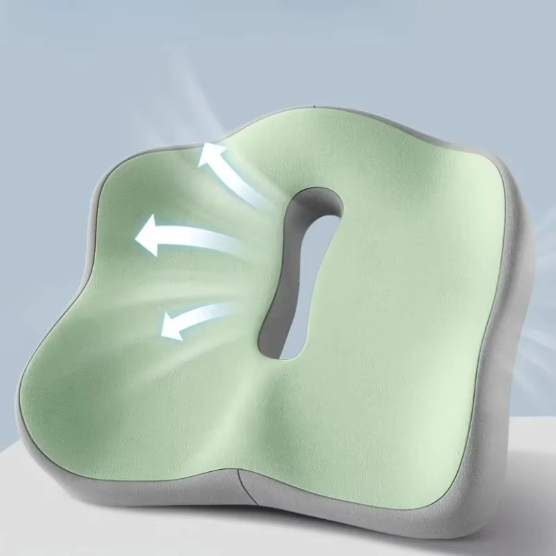 Coussin de siège de bureau ergonomique à 3 zones
