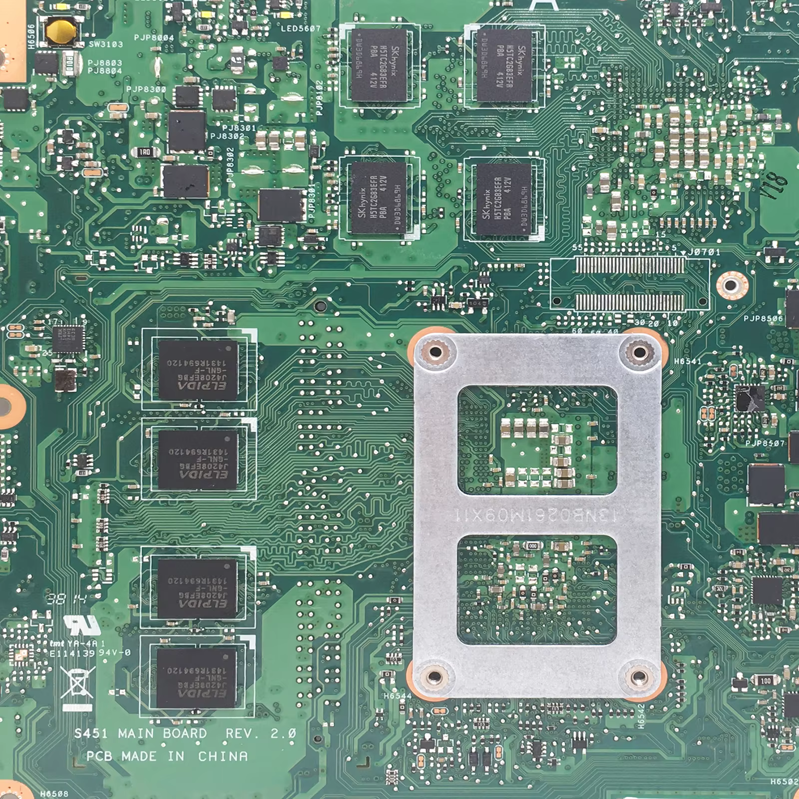 Carte mère V451L S451L S451LN S451LB S451LA S451 R451L pour ordinateur portable ASUS