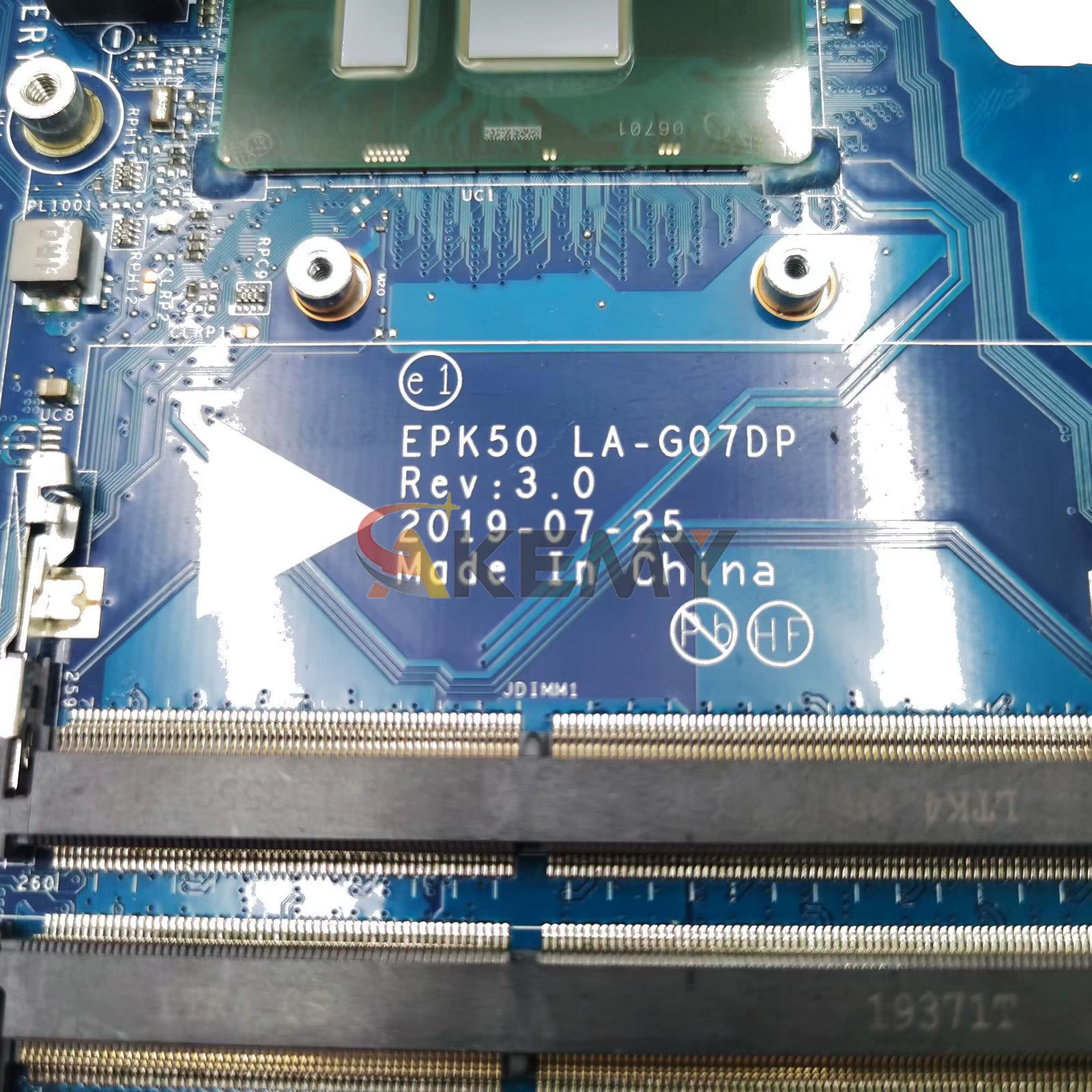 G07DP carte mère d'ordinateur portable pour HP pavillon 15-DA 250 G7 avec i3 i5 i7 7th 8th Gen CPU DDR4 L20369-601