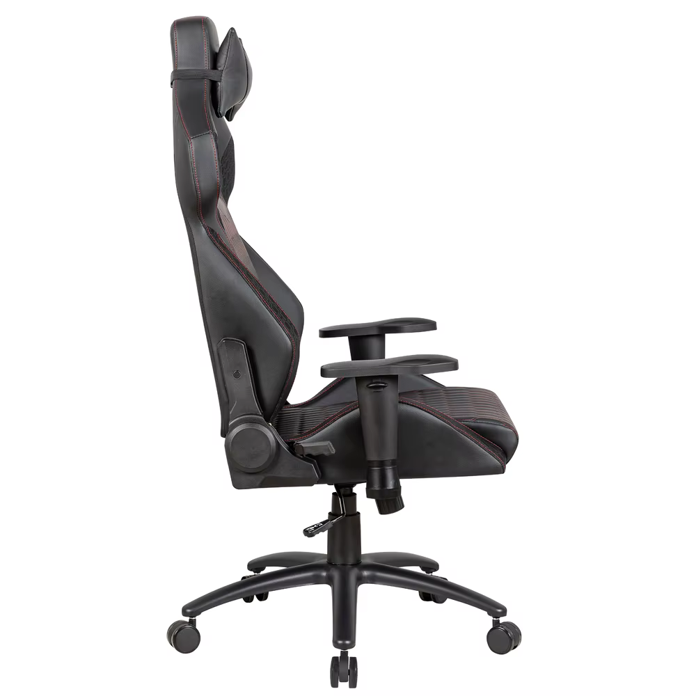 Chaises de bureau pivotantes confortables et réglables avec revêtement en PUC et cuir velours