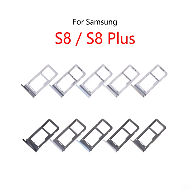Nouveau support double carte SIM pour Samsung Galaxy S8 G950 G950F / S8 Plus G955 G955F – Lecteur de carte SIM