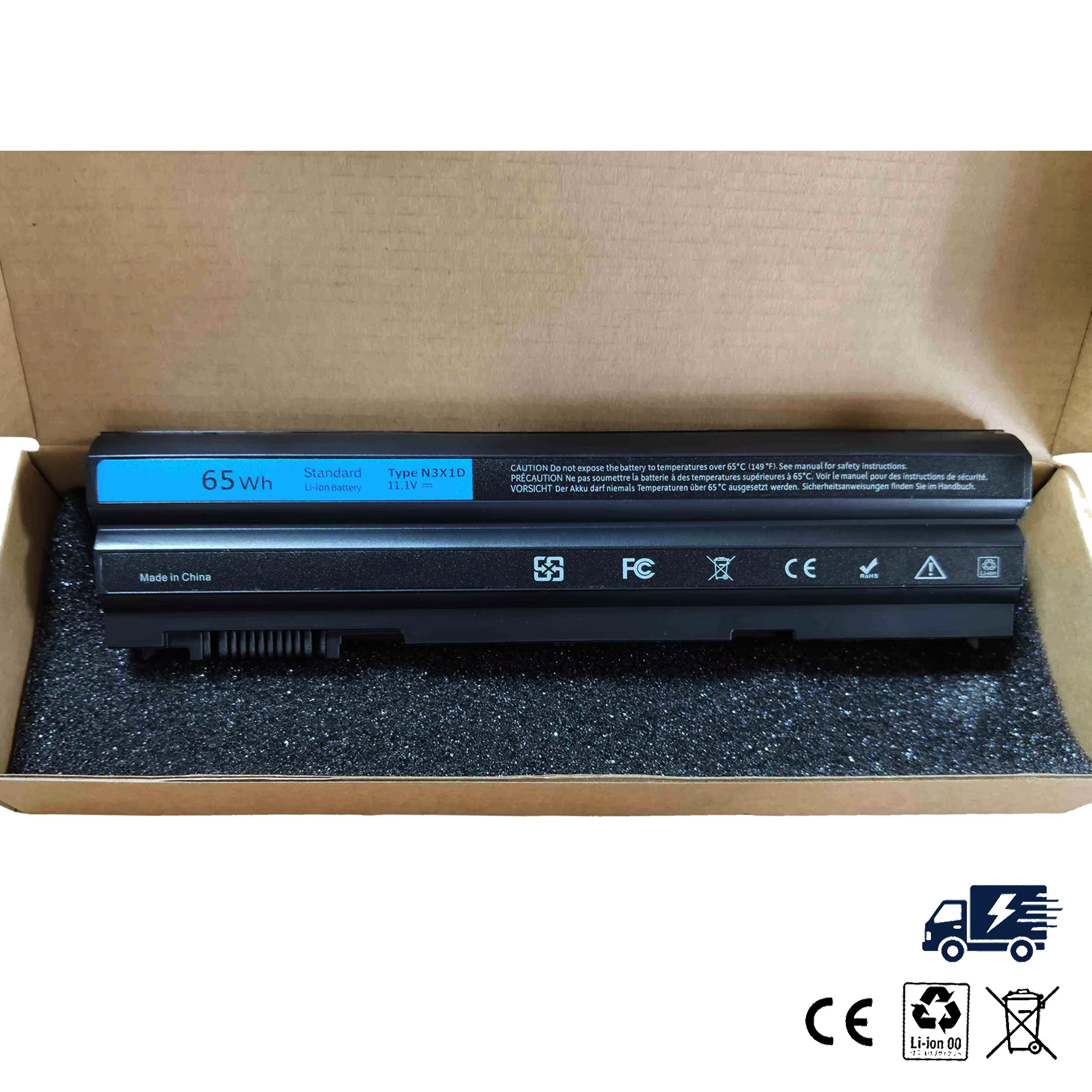 Batterie d'alimentation pour ordinateur portable Dell Latitude E6540 E6440 E5530 E5430 E6520 E6420