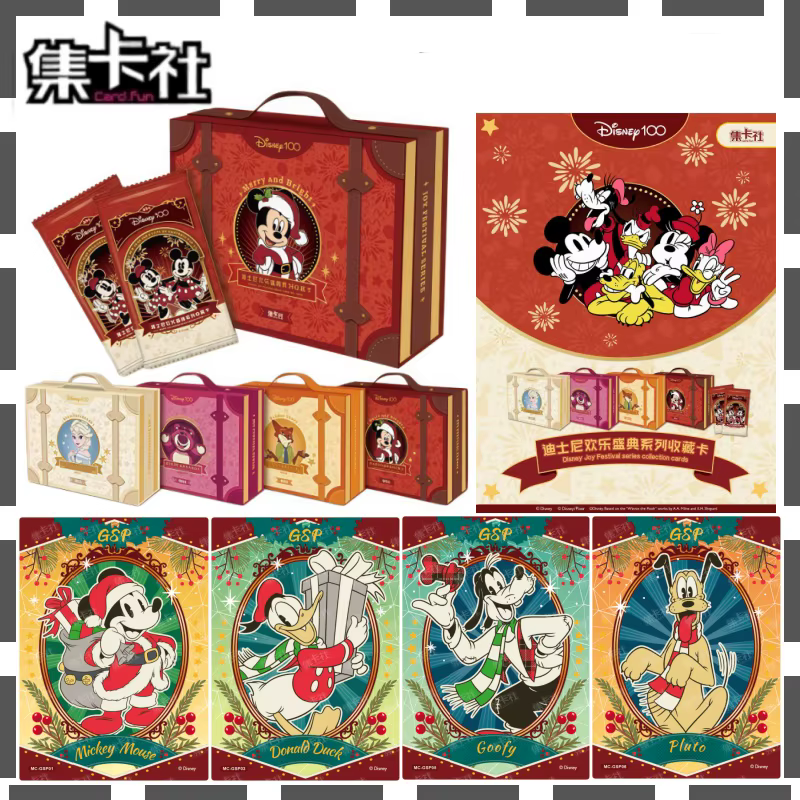 Cartes à collectionner authentiques de la série Disney pour Happy Festival GSP, édition limitée SSP Stitch Bear Frozen, carte de collection, jouet pour enfants, cadeau