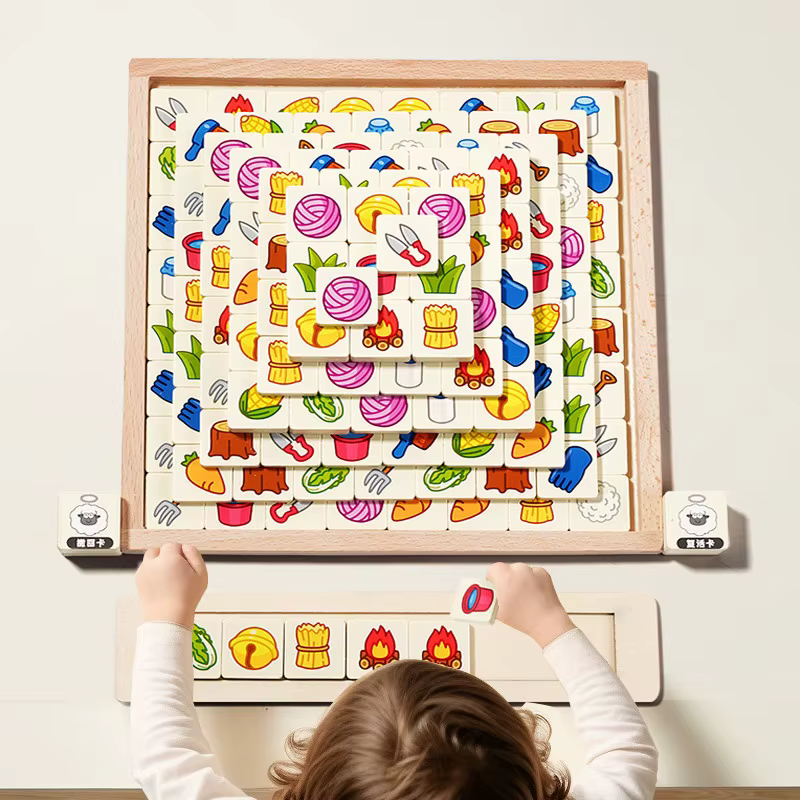 Jeux de société, jeux de cartes décontractés, puzzle en bois, jeux de moutons, jeux multijoueurs, jeux interactifs parent-enfant, entraînement à la réflexion, jouets de divertissement
