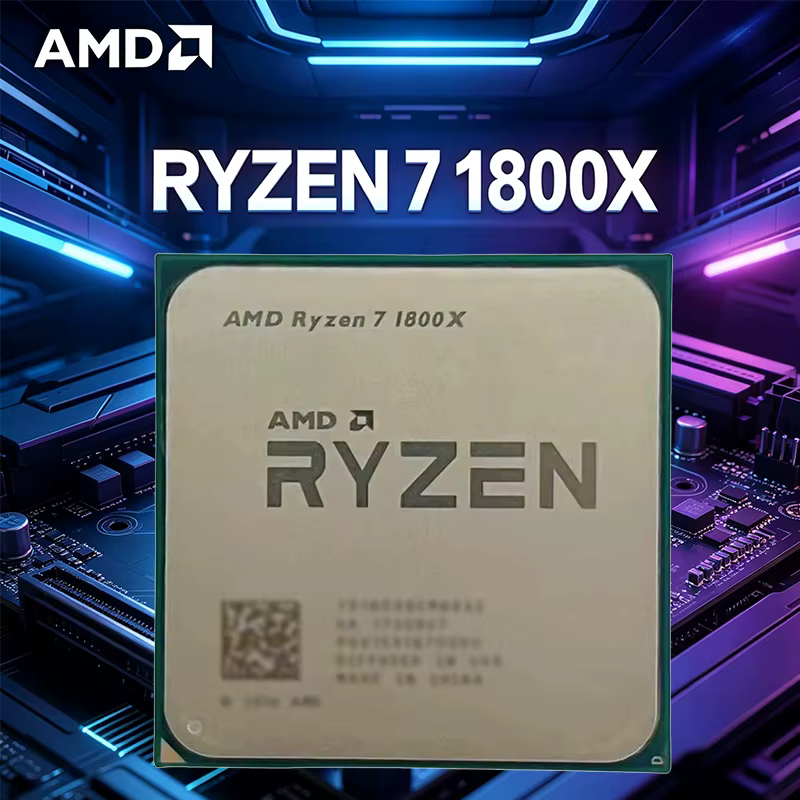 Processeur de jeu AMD Ryzen 7 1800X R7