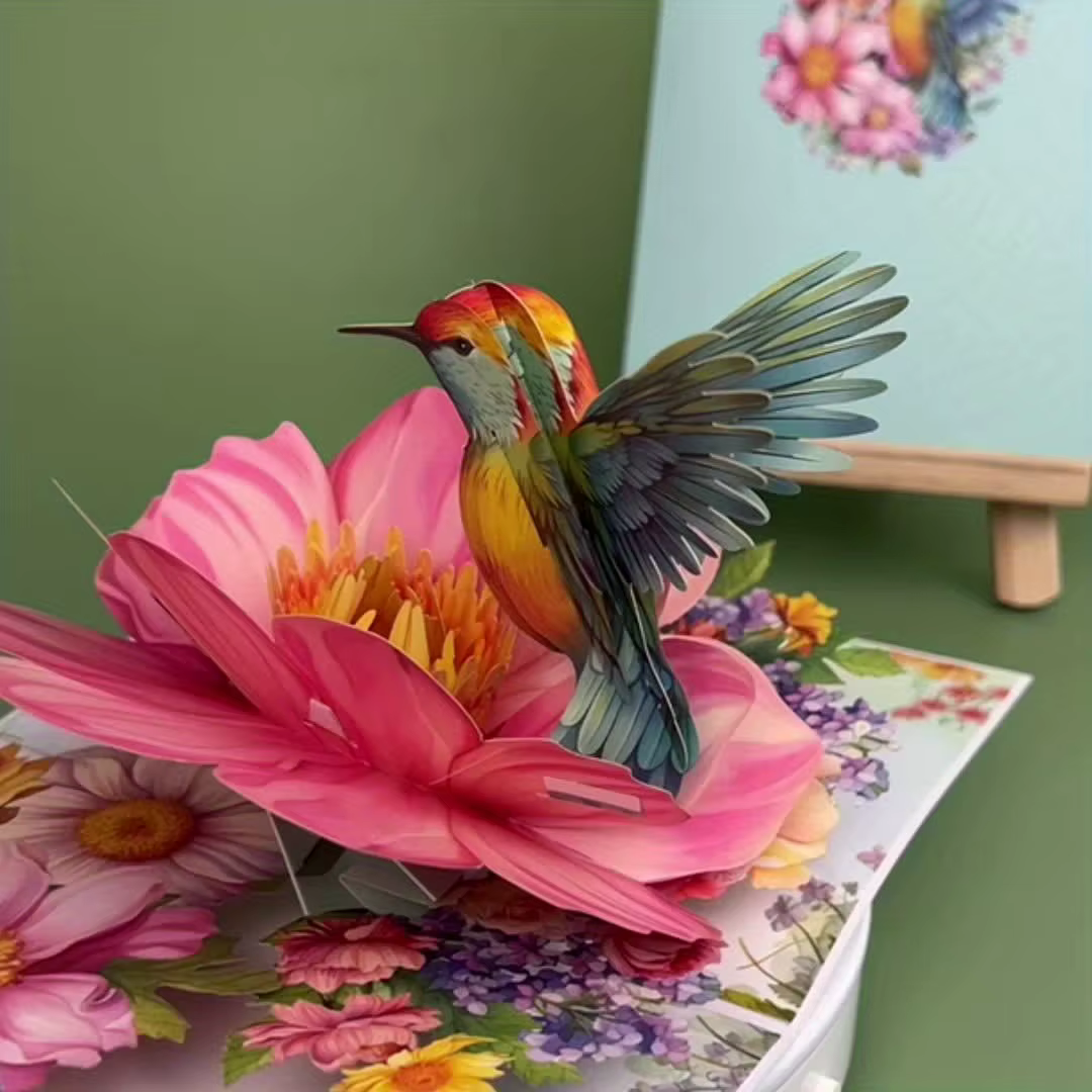 Cartes de vœux à fleurs Pop-Up 3D, carte de mariage, anniversaire, Thanksgiving, saint-valentin, cadeau d'anniversaire, carte de remerciement faite à la main