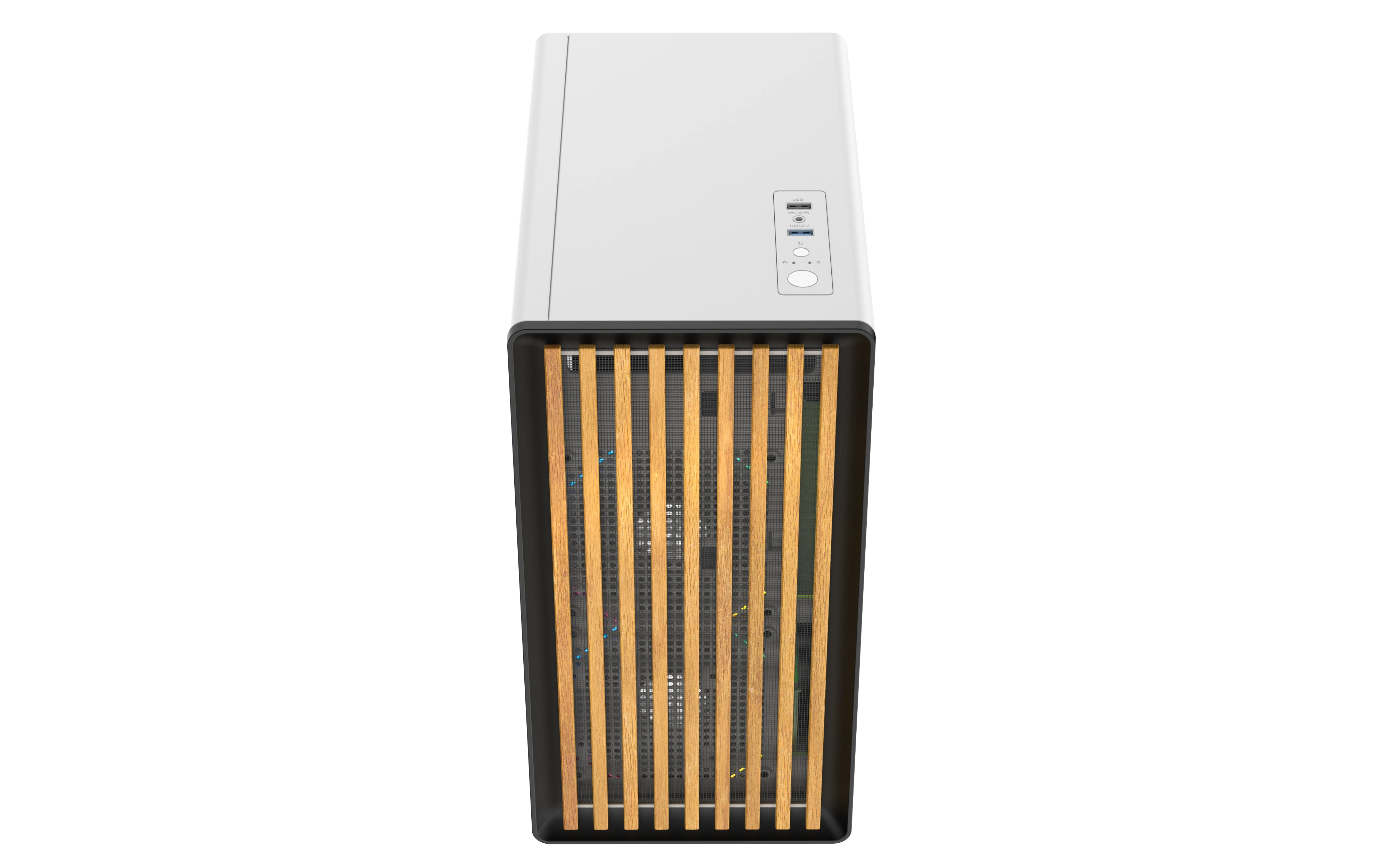 WJCOOLMAN Série Craftsman - Petit châssis pour ordinateur de bureau domestique - Prend en charge la carte mère M-ATX - PC de jeu compact