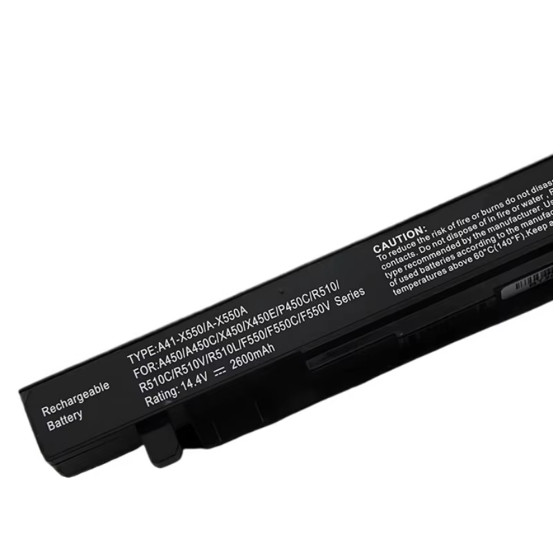 Batterie d'ordinateur portable 2.20AH A41-X550A pour Asus X550 A41-X550 X550J A550 A550J F550 F552 K550 K450 P450 P550 R409 R510 X452 A450C R510V