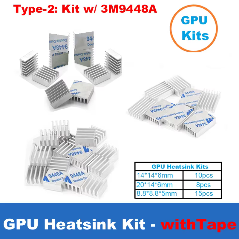 Kit de dissipateur de chaleur pour refroidisseur de carte graphique