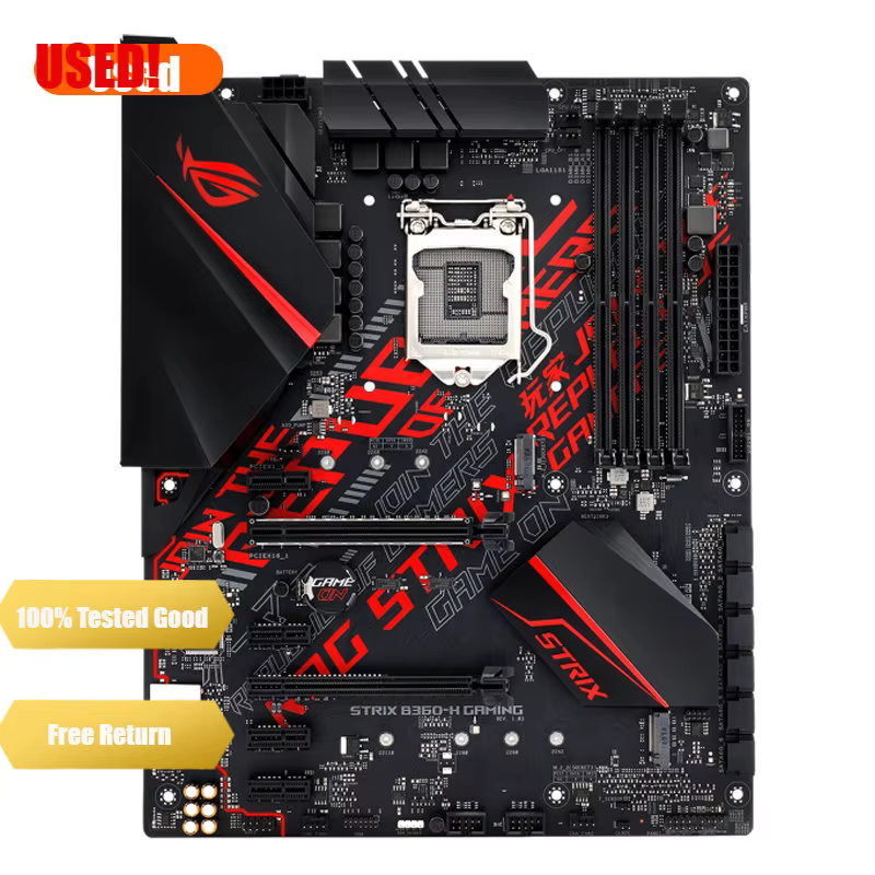 Asus-Carte mère ROG Strix B360H Gaming, Aura DiviRGB LED, DDR4, ATX