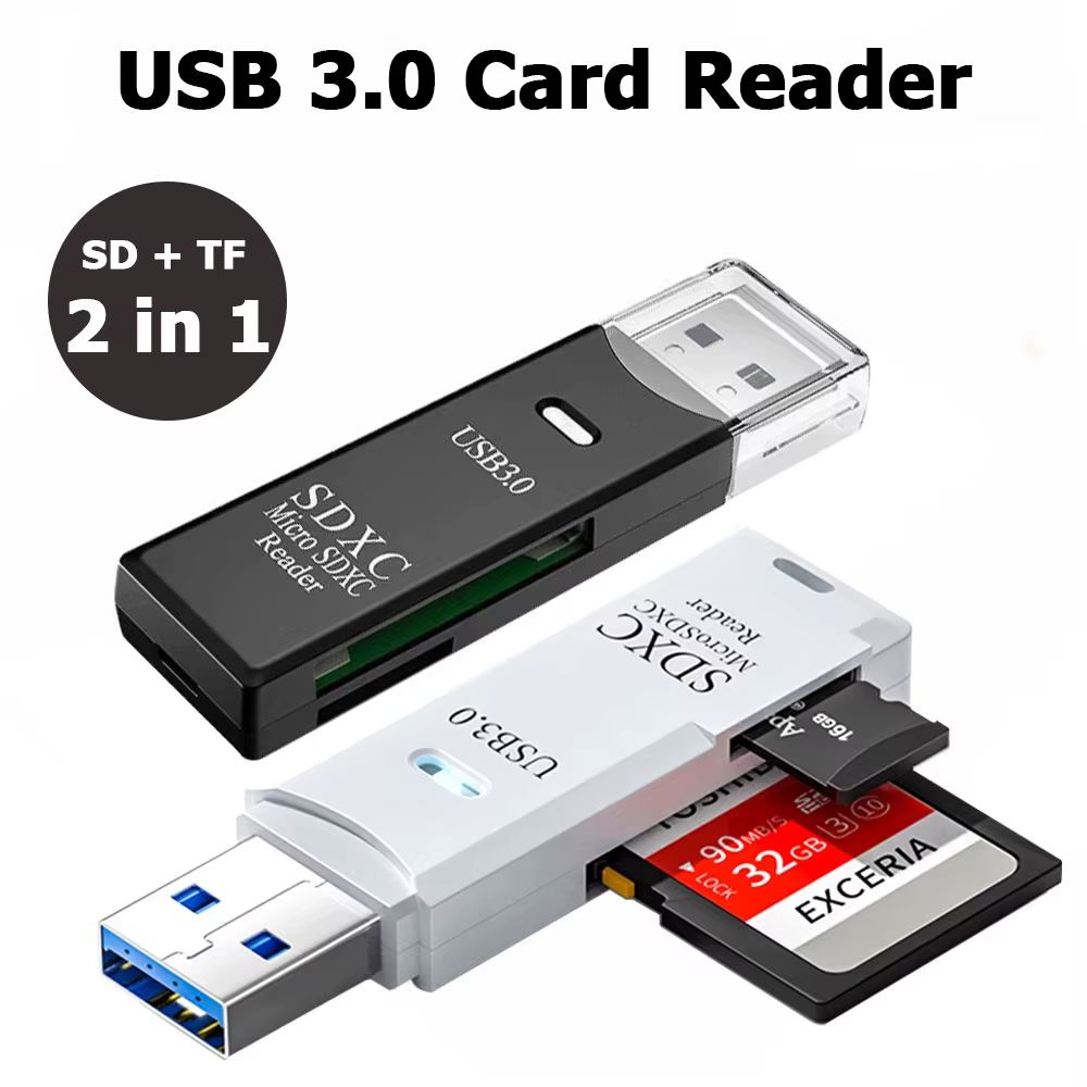 Lecteur de carte TF + SD 2 en 1
