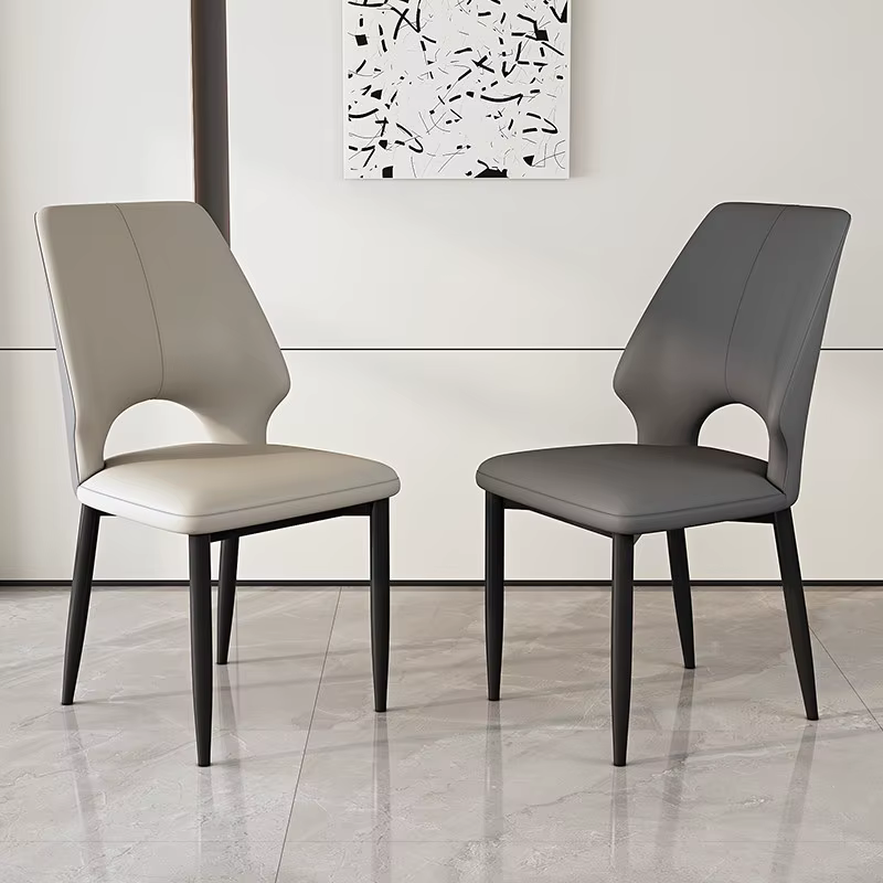 Chaises de salle à manger modernes pour cuisine, chaises de bureau européennes tendance pour salon, chaises ergonomiques pour restaurant, mobilier d'hôtel