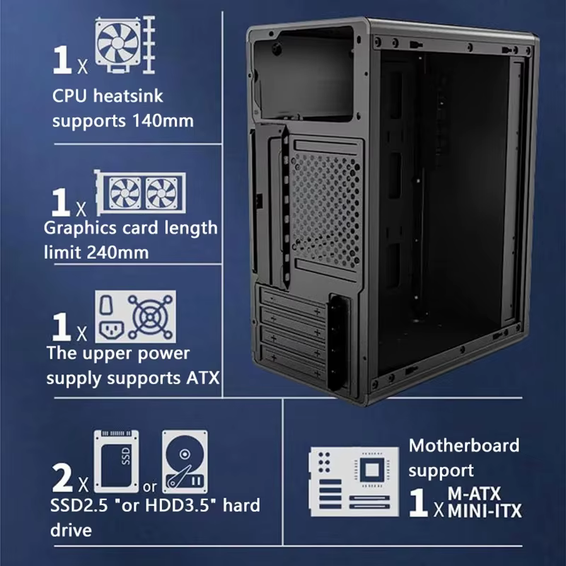 Alimentation électrique ATX pour boîtier d'ordinateur