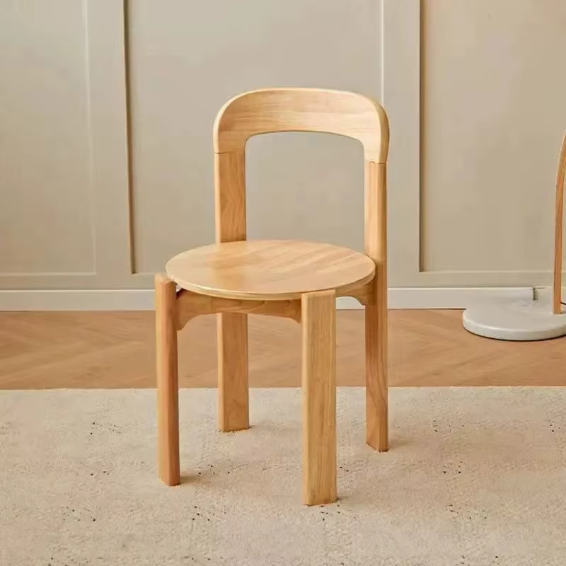 Chaise de salle à manger minimaliste moderne en résine moulée, Design intégré, Options de couleurs multiples, chaise d'appoint robuste pour salle à manger