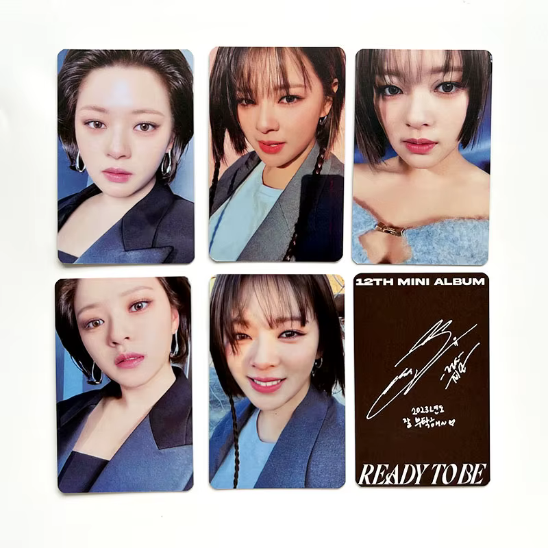 5 pièces/ensemble Kpop nouvel Album prêt à être Lomo carte Photo HD imprimé Album cartes Photo pour les Fans Collection cartes postales