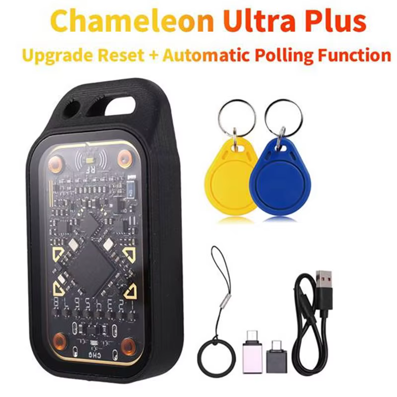Émulateur de carte à puce RFID UID/CUID Ultra Plus, caméléon complet, 13.56M, 125Khz, réinitialisation de décodage de carte d'identité IC + polymérisation automatique + porte-clés