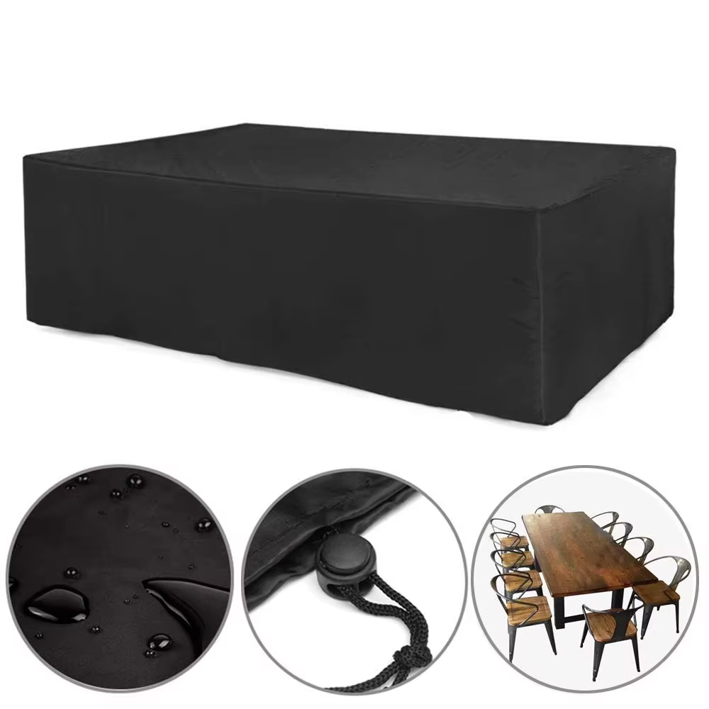 Véritable couverture extérieure pour meubles de jardin, résistant à la pluie et à la neige, chaise de Patio, canapé, Table, housse anti-poussière, coussin de protection extérieur