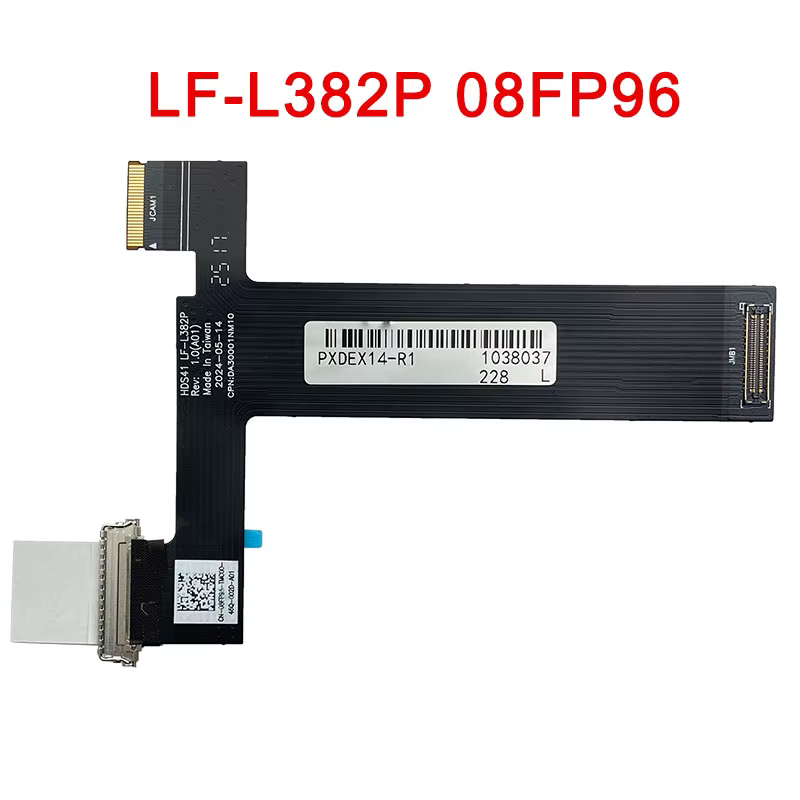 Nouveau câble FPC LCD OLED pour ordinateur portable Dell pour Alienware X14 R1 P150G P150G002 HDS41 LF-L382P DA30001NM10 8FP96 08FP96
