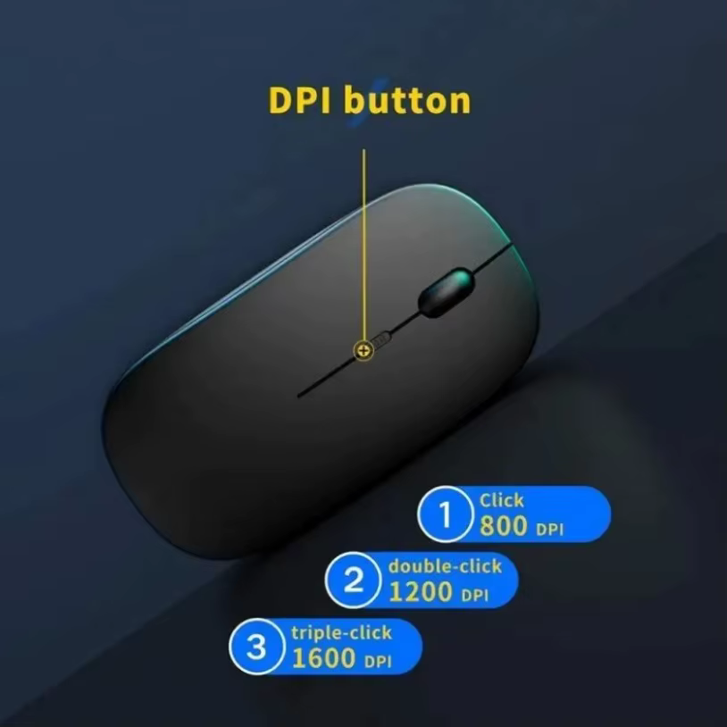 Souris de jeu sans fil Portable