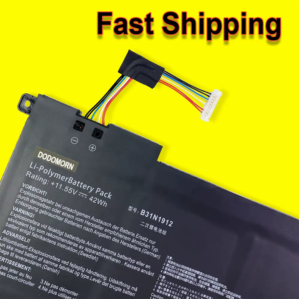 B31N1912 pour For Asus VivoBook 14 E410MA E510MA L410MA L510MA E410KA E510KA R522MA F414MA série C31N1912 batterie d'ordinateur portable 11.55V 42Wh