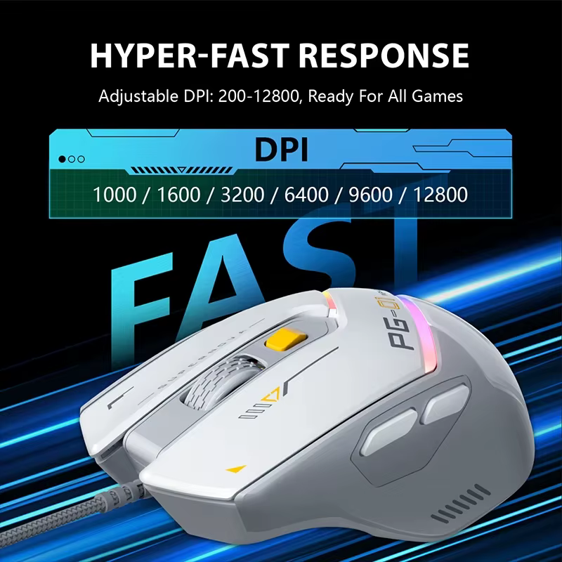Souris de jeu filaire Inphic PG1