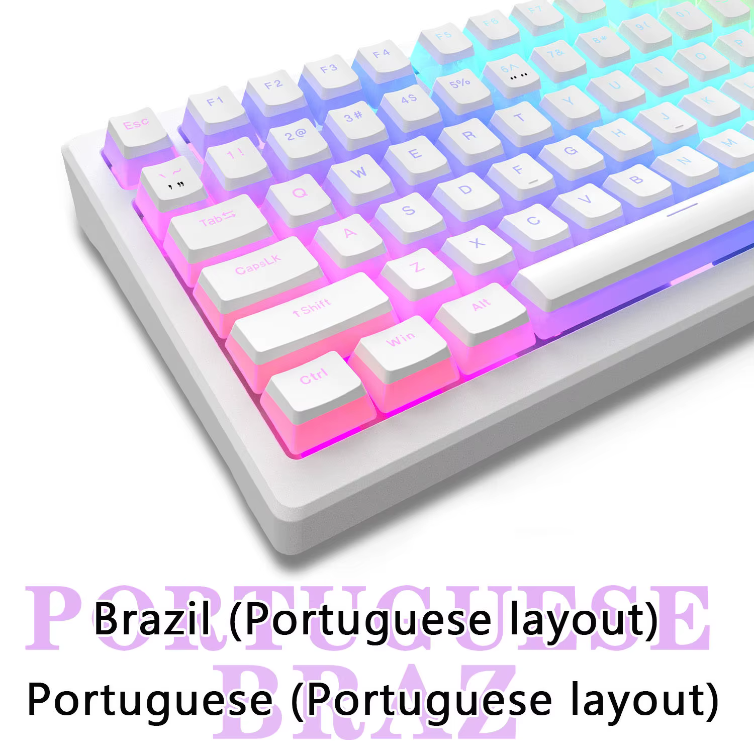 Clavier mécanique OEM avec touches PBT 129 touches