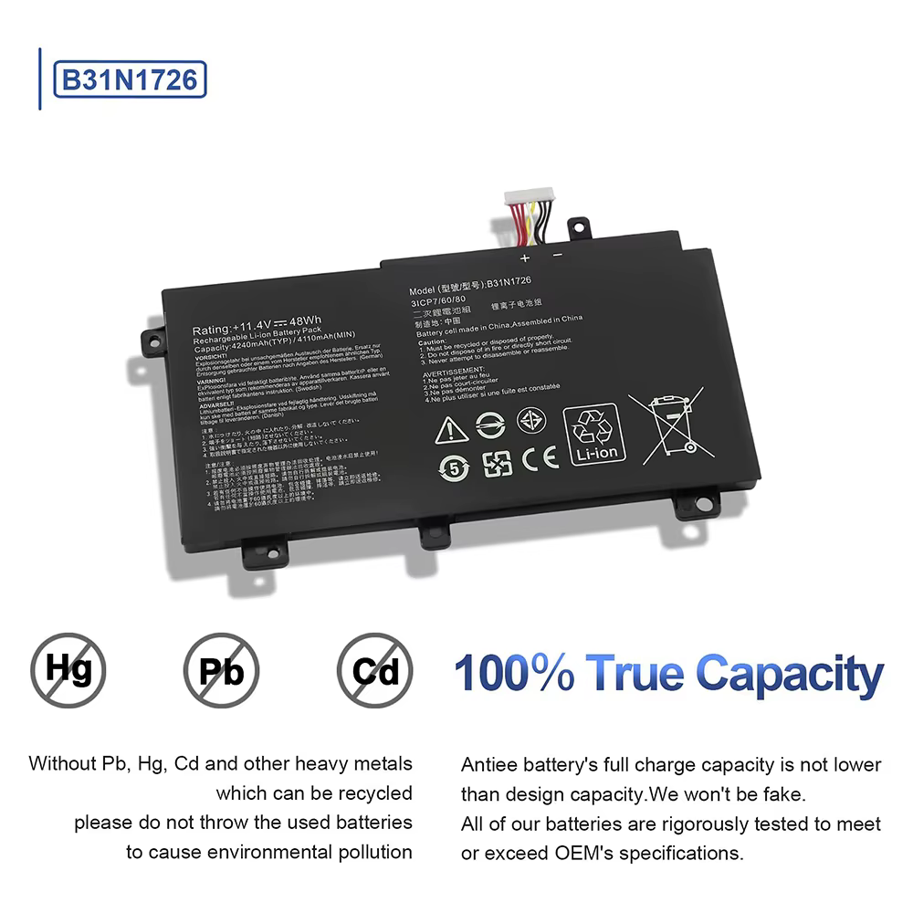 Batterie B31N1726 pour ASUS TUF Gaming
