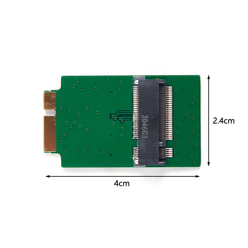 Carte adaptateur M.2 NGFF SSD 12 + 6 broches pour MacBook Air 2010 2011 A1370 A136