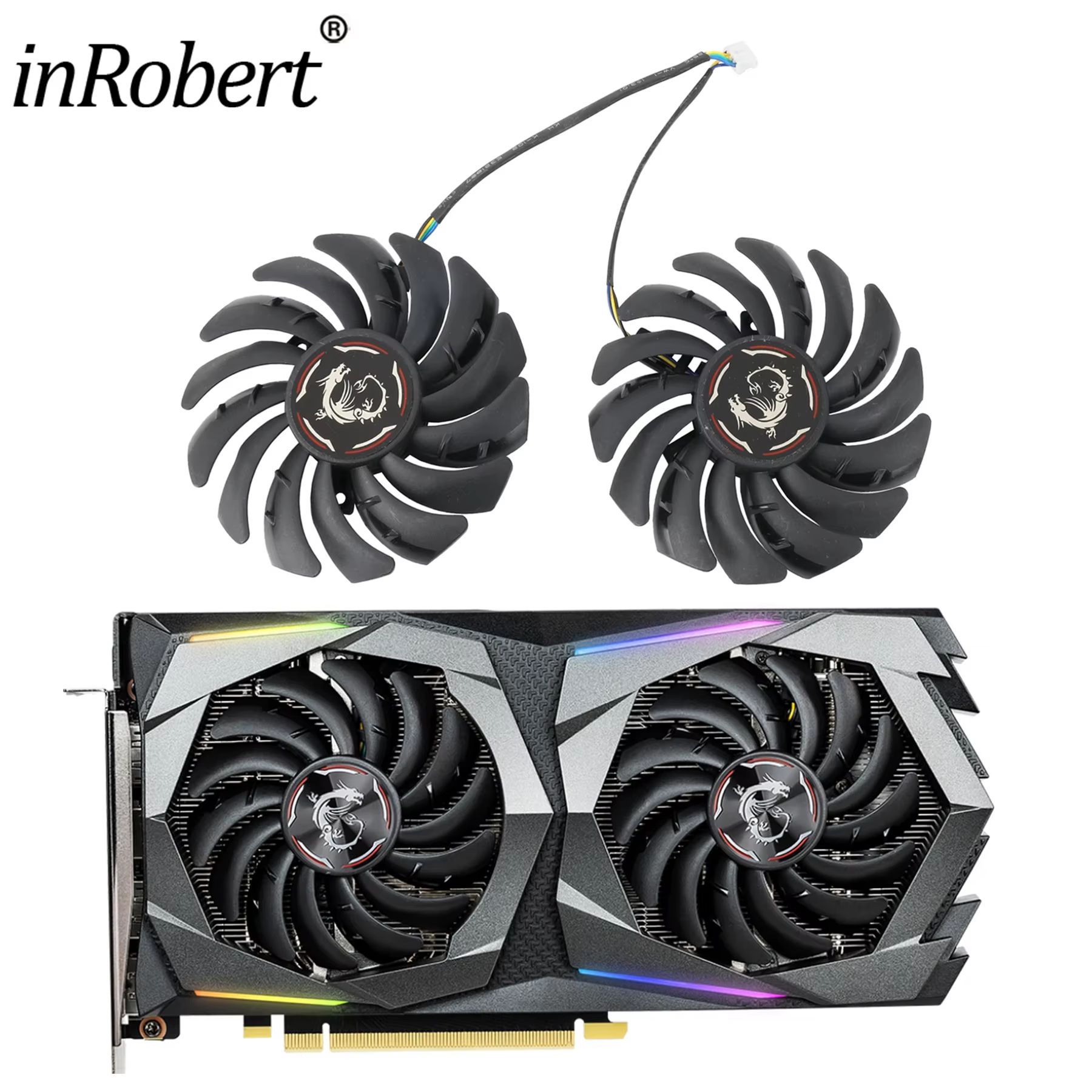 Ventilateur de carte graphique pour MSI GTX 1650 1660 Ti Super GAMING X