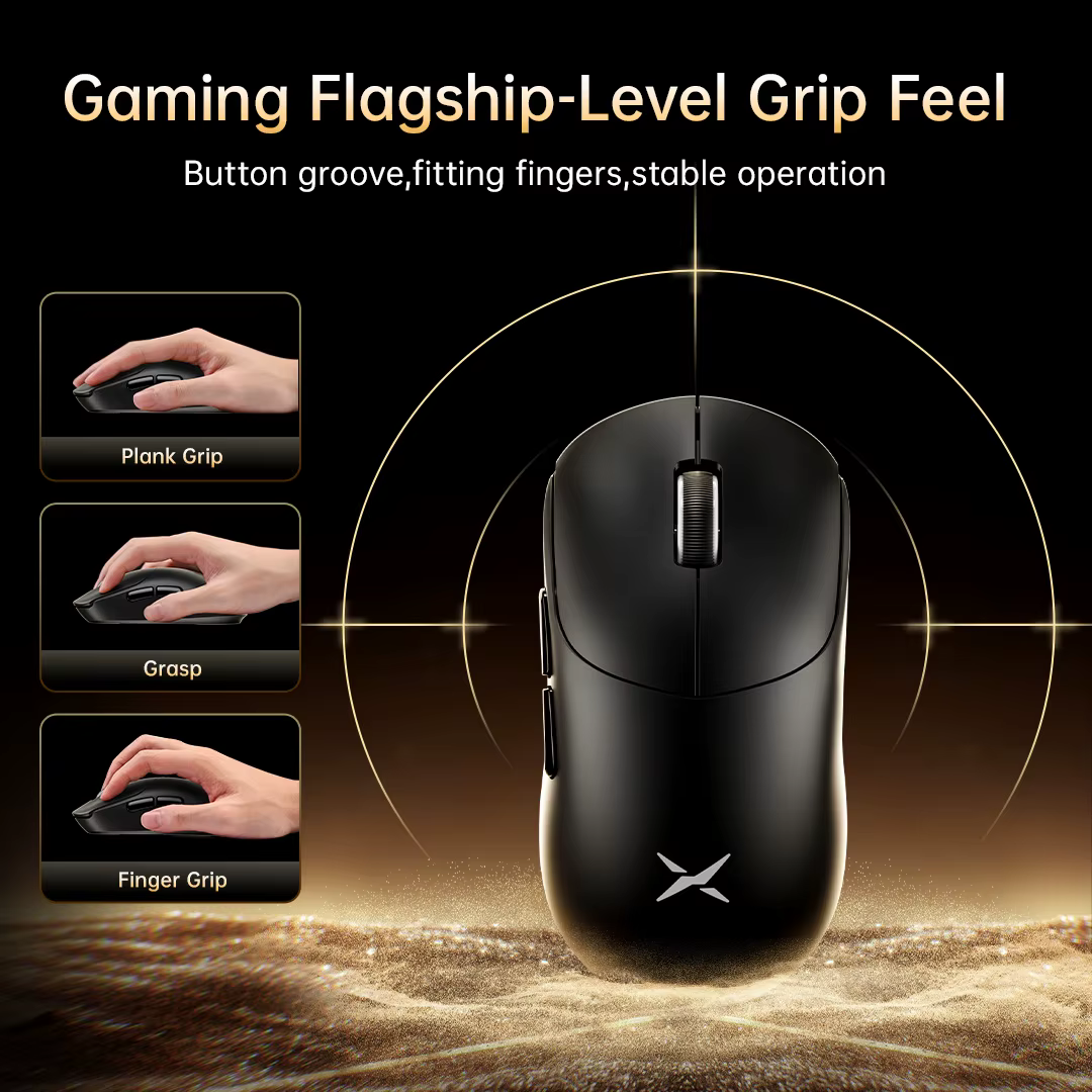 Souris de jeu sans fil Delux M400