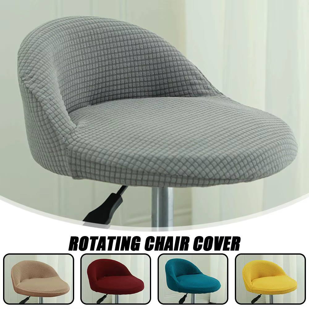 Housse de chaise pivotante pour comptoir de Bar, lavable, amovible, universelle, moderne, résistante à l'usure, pour tabouret de salle à manger
