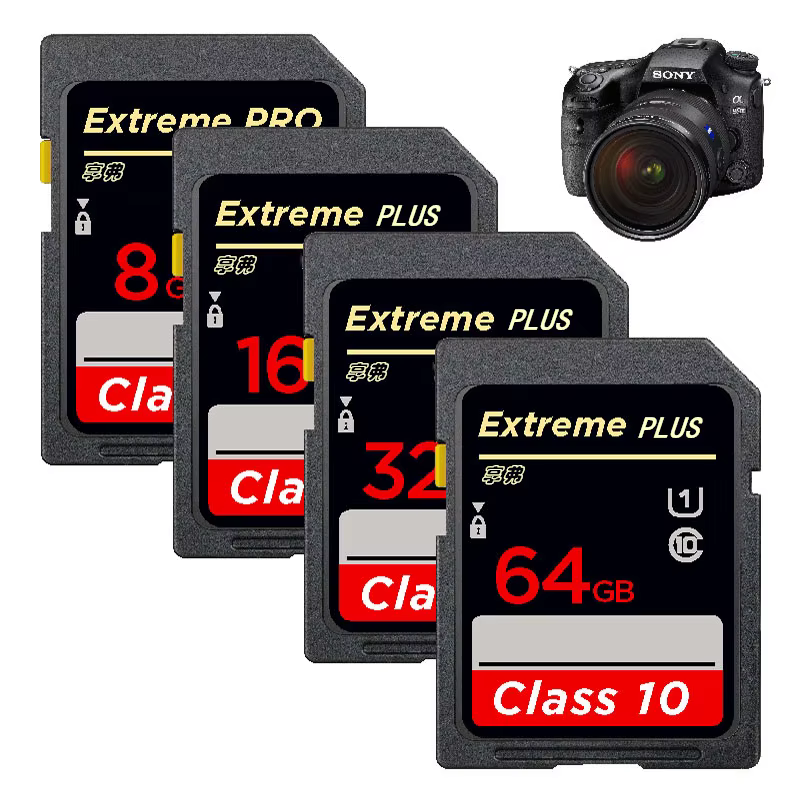 Carte SD haute vitesse classe 10 8GB 16GB 32GB 64GB 128GB 256GB