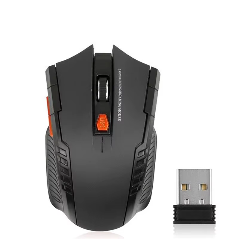 Souris sans fil 113, souris optique sans fil 2,4 GHz avec récepteur USB, souris sans fil portable à 6 boutons pour ordinateurs portables
