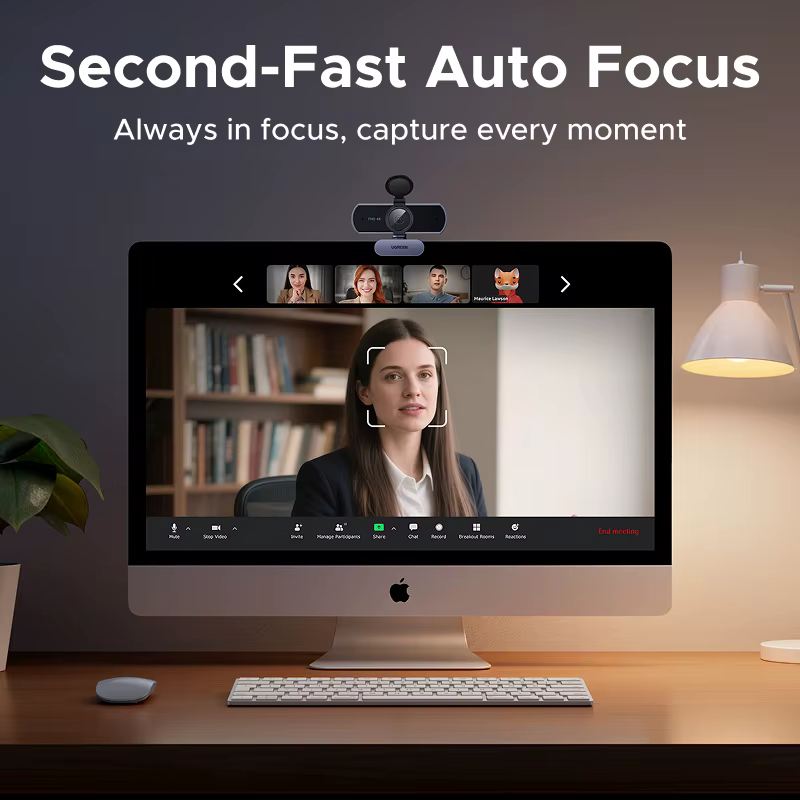 Webcam 4K FHD 1080P 8MP pour PC