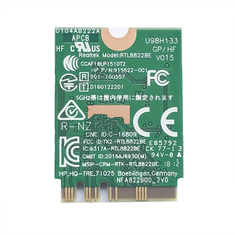 RTL8822BE carte réseau double bande 867M +