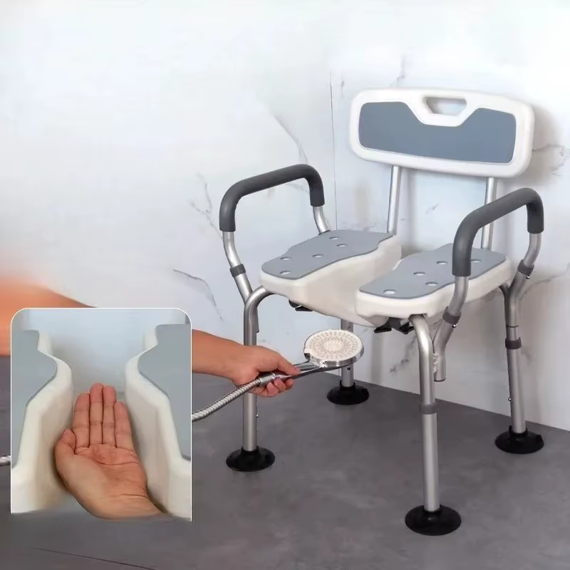 Tabouret de bain japonais-chaise de douche antidérapante pour personnes âgées et enceintes, siège pliable avec trous, banc robuste