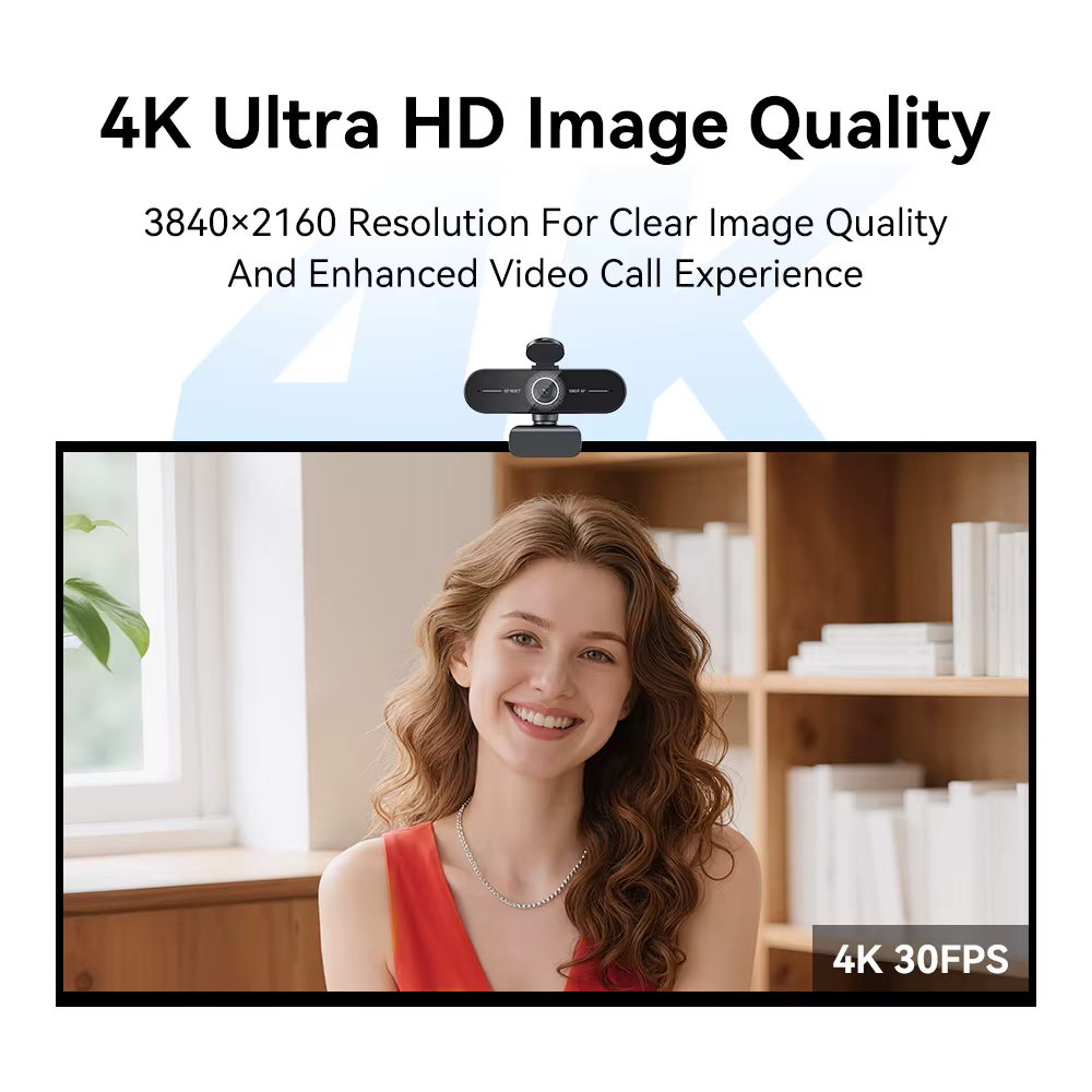 Webcam EMEET 4K/1080P pour PC/ordinateur