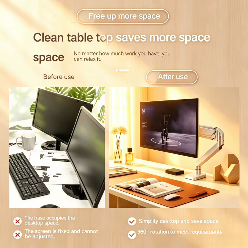 Support d'écran unique pour ordinateur de bureau