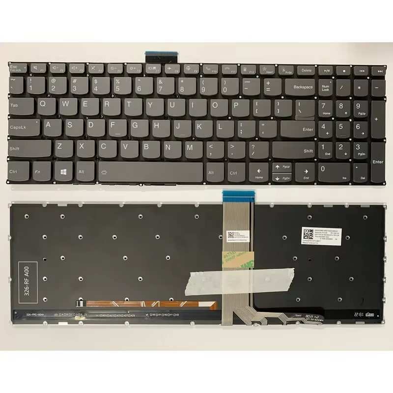 Clavier pour ordinateur portable Lenovo IdeaPad 5-15IIL05 15ARE05 15ITL05 US